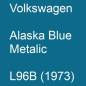 Preview: Volkswagen, Alaska Blue Metalic, L96B (1973).